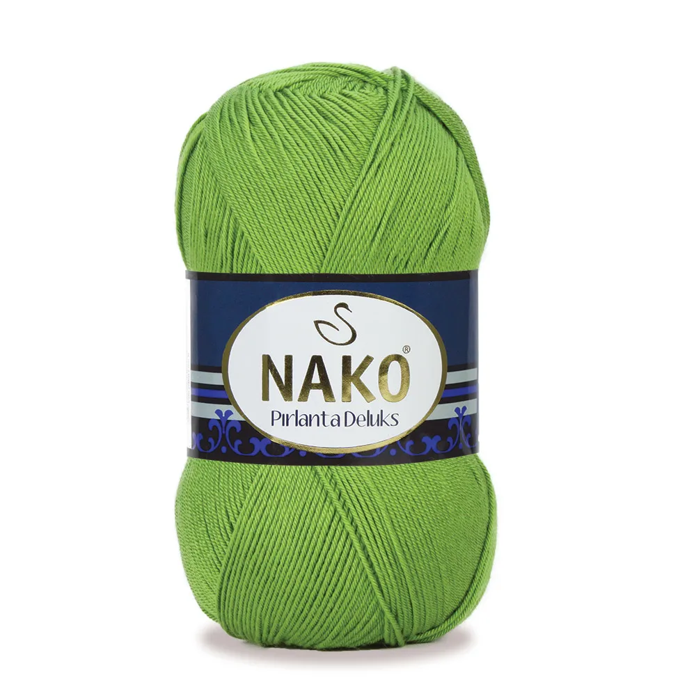 Nako Pırlanta Deluks Hand Knitting Yarn, 100 Grams 390 Meters, 29 Colors, Premium Micro Acrylic, Rope, Jumper, Shawl, Home Textile, Scarf, Beret