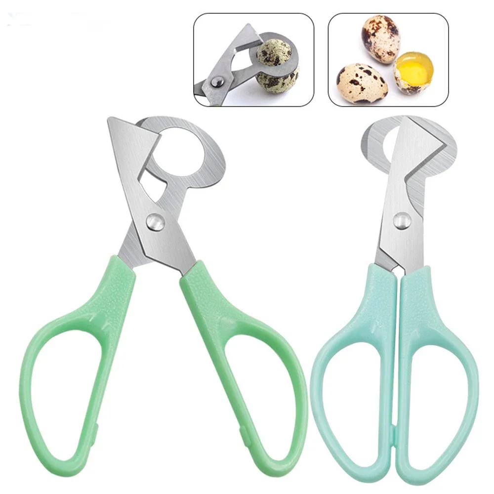 1Piece Stainless Steel Cut Whisk Egg Apparatus Pigeon Quail Egg Scissor Bird Opener Kitchen Tool Clipper Gen Eggshell Cutter