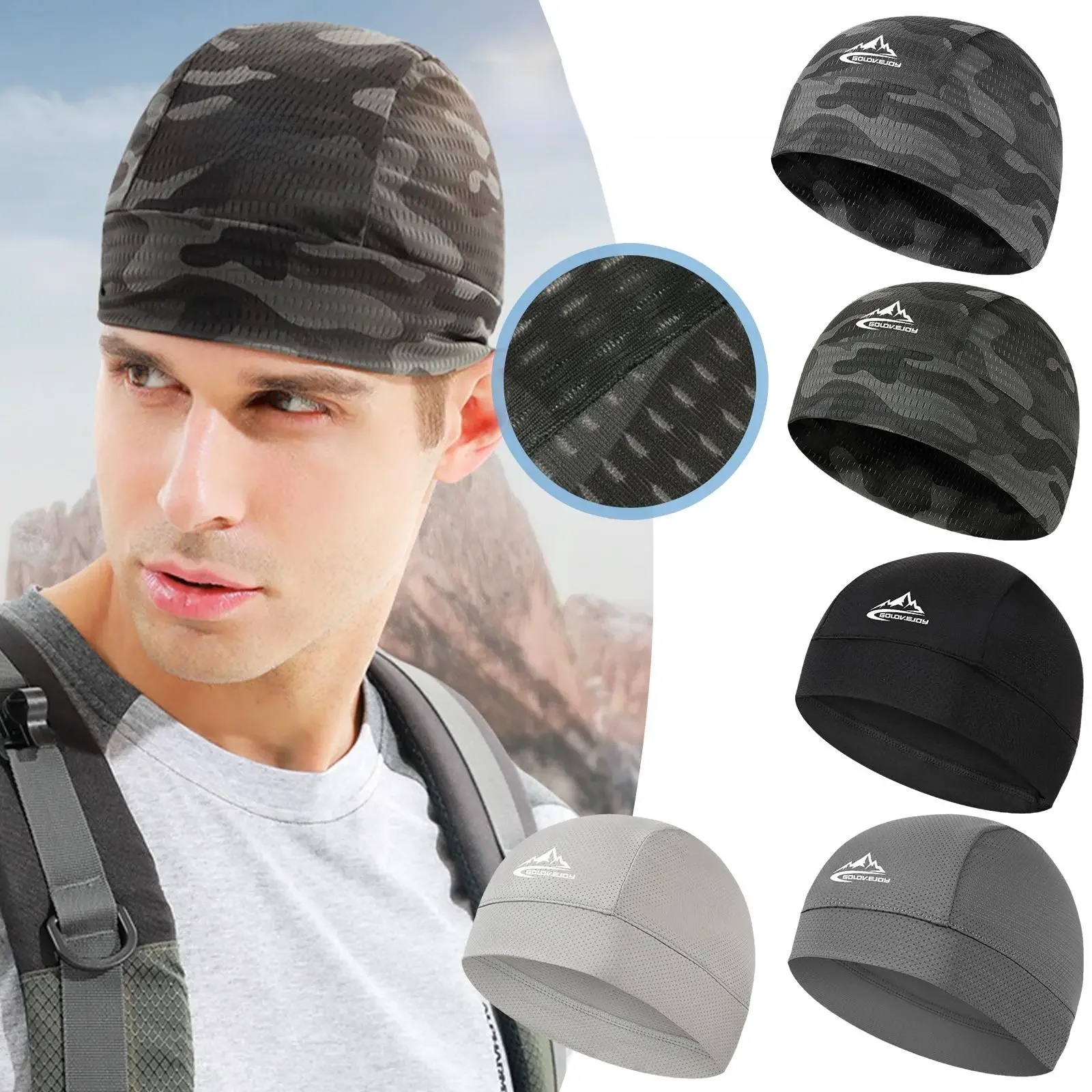 AliExpress Breathable Mesh Cycling Helmet Inner Caps Anti-Sweat Helmet Inner Caps Mesh Racing Cycling Bike Ski