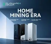 MG Nova Oferta ElphaPex DG Home 1 2100MH/s 630W LTC/Doge Scrypt Miner Home Miner 2.1G