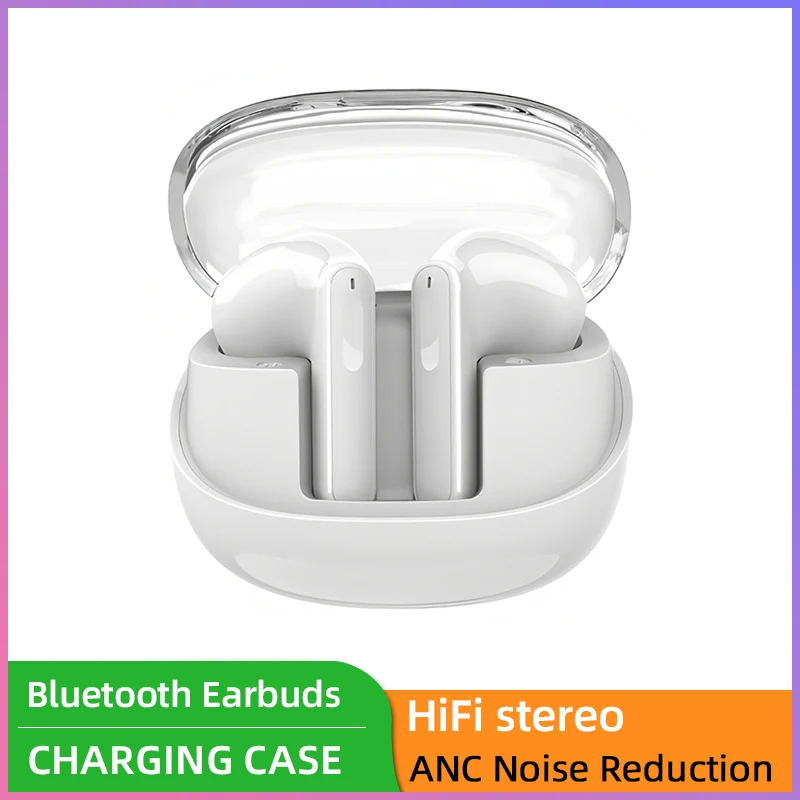 ANC Bluetooth-Ohrhörer mit Geräuschunterdrückung, tragbar, lange Akkulaufzeit, echte kabellose In-Ear-Kopfhörer, wasserdichte Sport-Headsets TWS