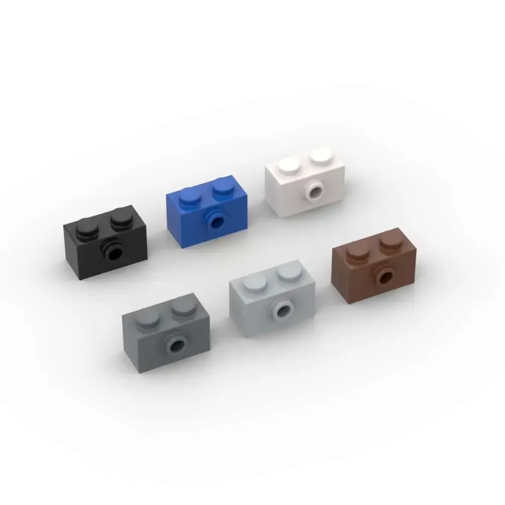 MOC 10 pièces 86876 modifié 1x2 avec goujons sur le côté blocs de construction Kit connecteur brique particules jouets éducatifs anniversaire enfant cadeau