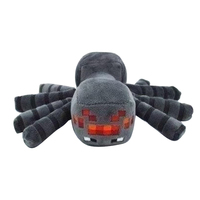 16cm Gray MC Spider Plush Stuffed Toys Game MC Spider Plush Soft Animals Toy Doll for Children Kids Gifts