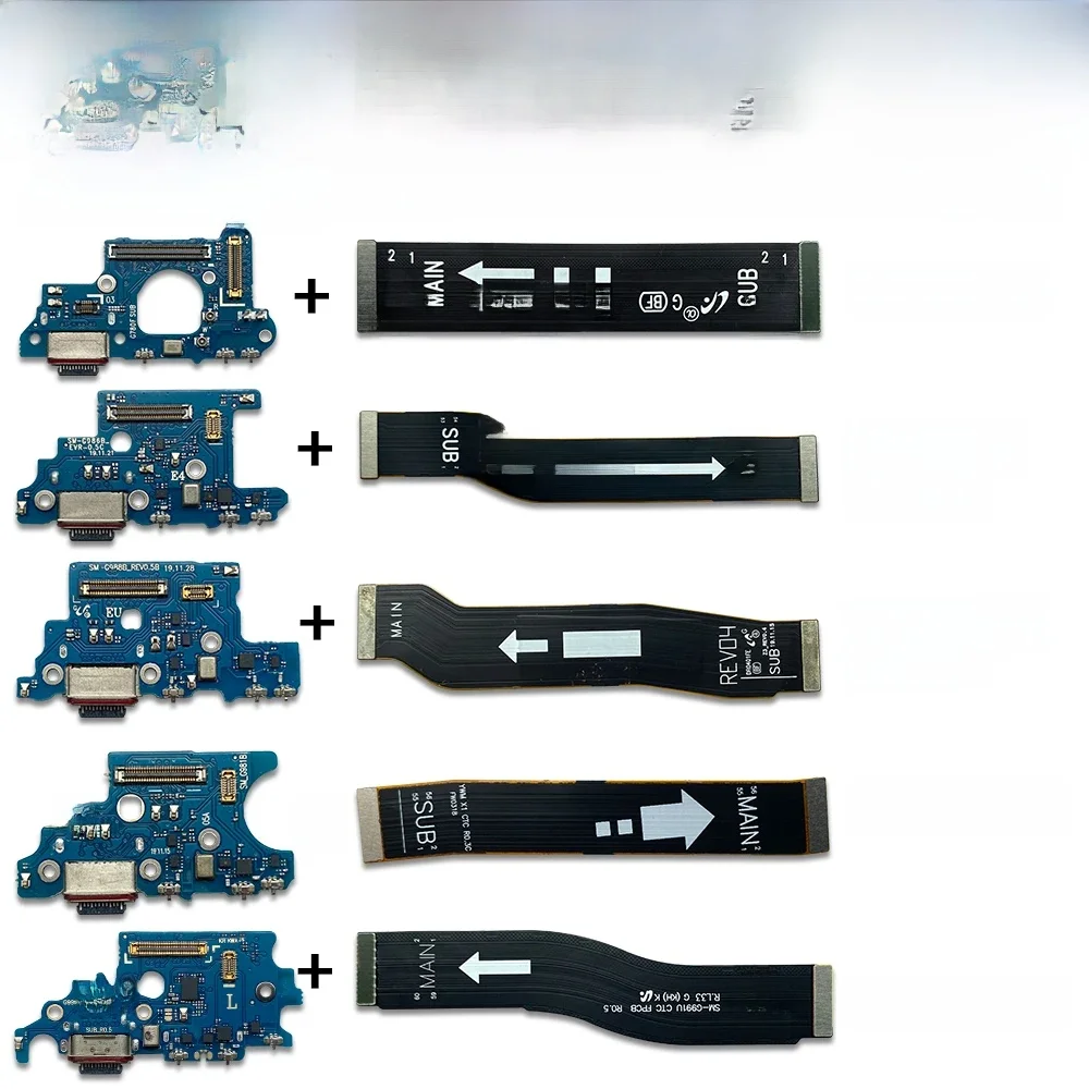 NEUE Für Samsung S20 Fe 4G G780 S20 Plus Ultra G981B S21 USB Ladegerät Lade Buchse Stecker Micro bord Wichtigsten FPC Flex Kabel