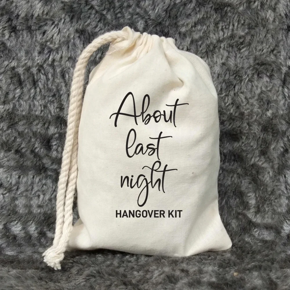 25About last night Hangover Kit Bags-Bachelorette Party Favors-Custom Recovery Kit-Hangover kit-Las Vegas Hangover Survival Kit