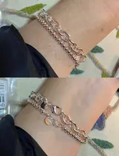 925 Sterling Silver Bracelet Buckle Basic Chain Charm Exquisite Women Fashion Wedding Party Gift Jewelry - AliExpress 36
