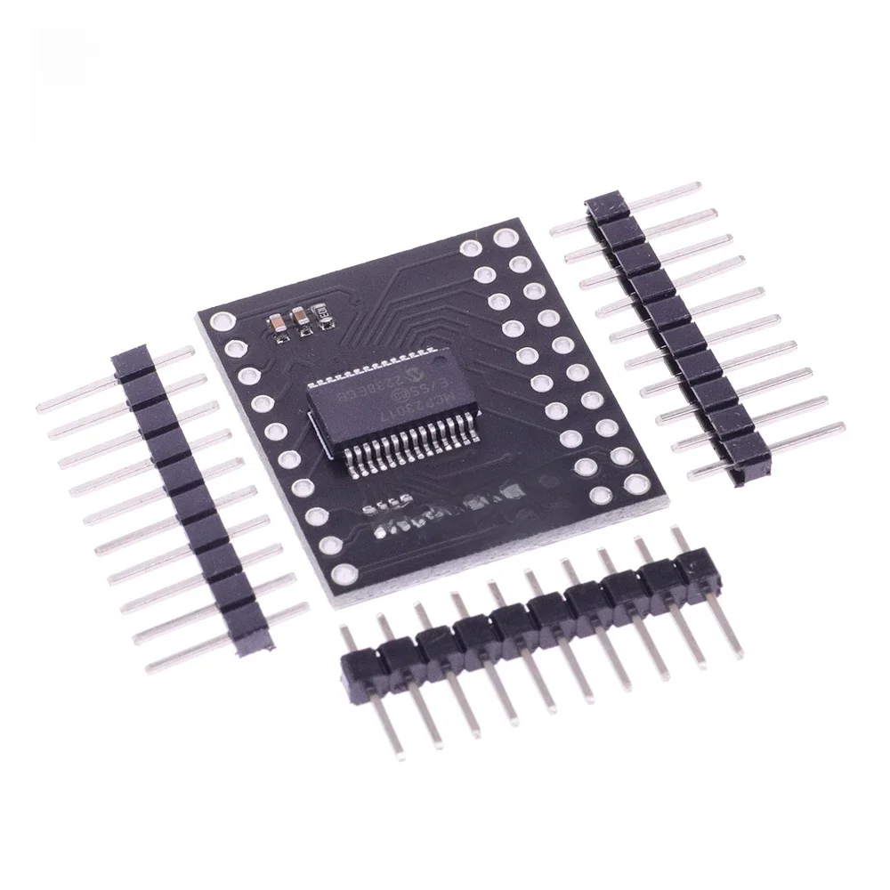MCP23017-E/SS IIC I2C SPI MCP23S17 dwukierunkowe 16-bitowe piny ekspandera I/O 10Mhz dla Arduino moduł interfejsu szeregowego MCP23017 — zdjęcie produktu 7