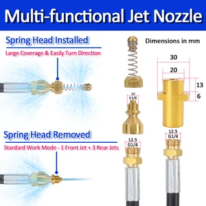 10m high pressure from sewage water washer pipeline sewage drain sewage hose pipe obstruction kit 8 Main Pipe and Sewage Unclogging Sales - №4