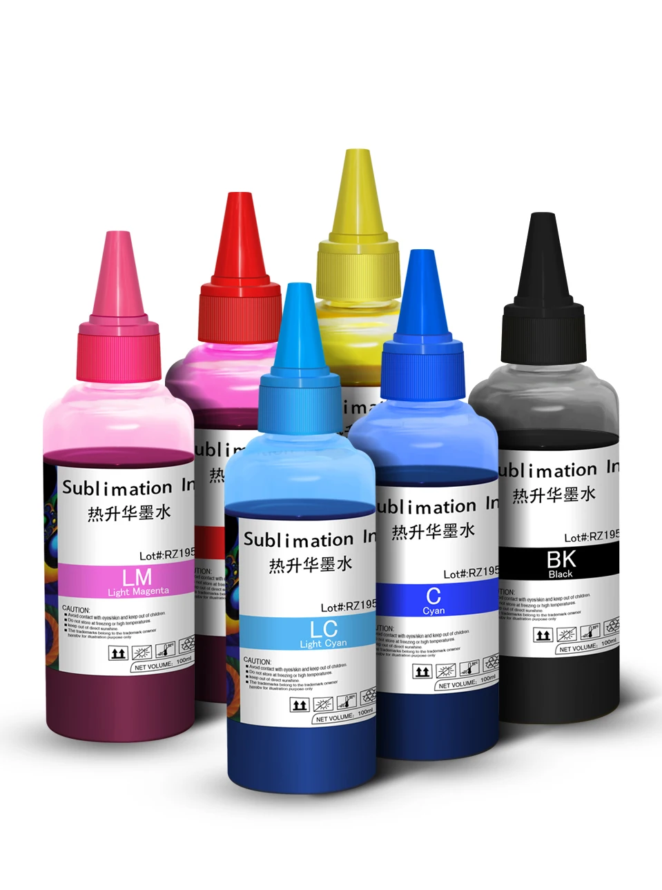 100ml Sublimation Ink Universal Refill Ink For Epson Desktop Printer Heat Transfer Kit Press Used Mug Cup T-Shirt