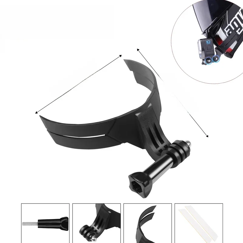Do Gopro 13 12 Akcesoria Regulacja Podstawa Mocowanie Kask Moto Do Go Pro Hero Insta360 X4 DJI OSMO Action 5PRO Kamera — zdjęcie 2