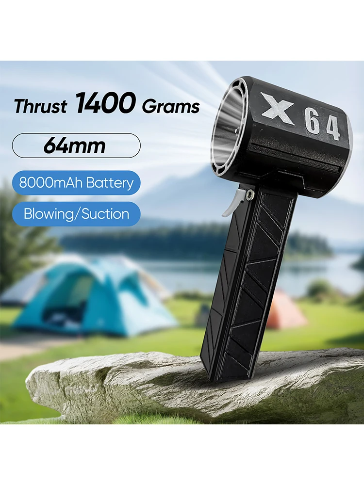 Turbofan Jet Turbojet Blower Borstelloze Stofzuiger Blower Geschikt voor PC/Toetsenbord/Homepage/Auto Schoonmaken Luchtreiniger Blower - afbeelding 2