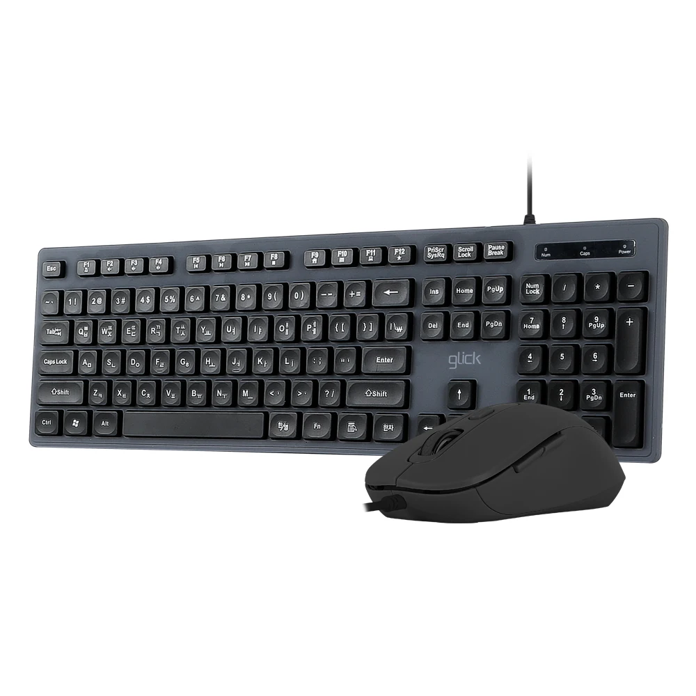 GY CLICKER OFFICE PRO GMK-300 Low noise Wed Keyboard mouse set