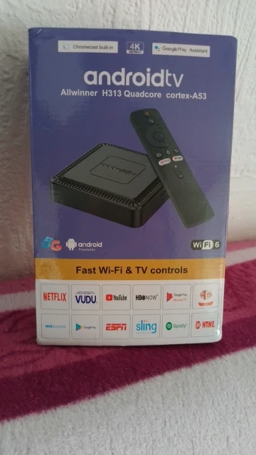 2026 Q7 Android 14.0 TV BOX Support HD 8K Video Decoder Allwinner H313 WIFI 6 Bluetooth 5.2 Set Top Box photo review