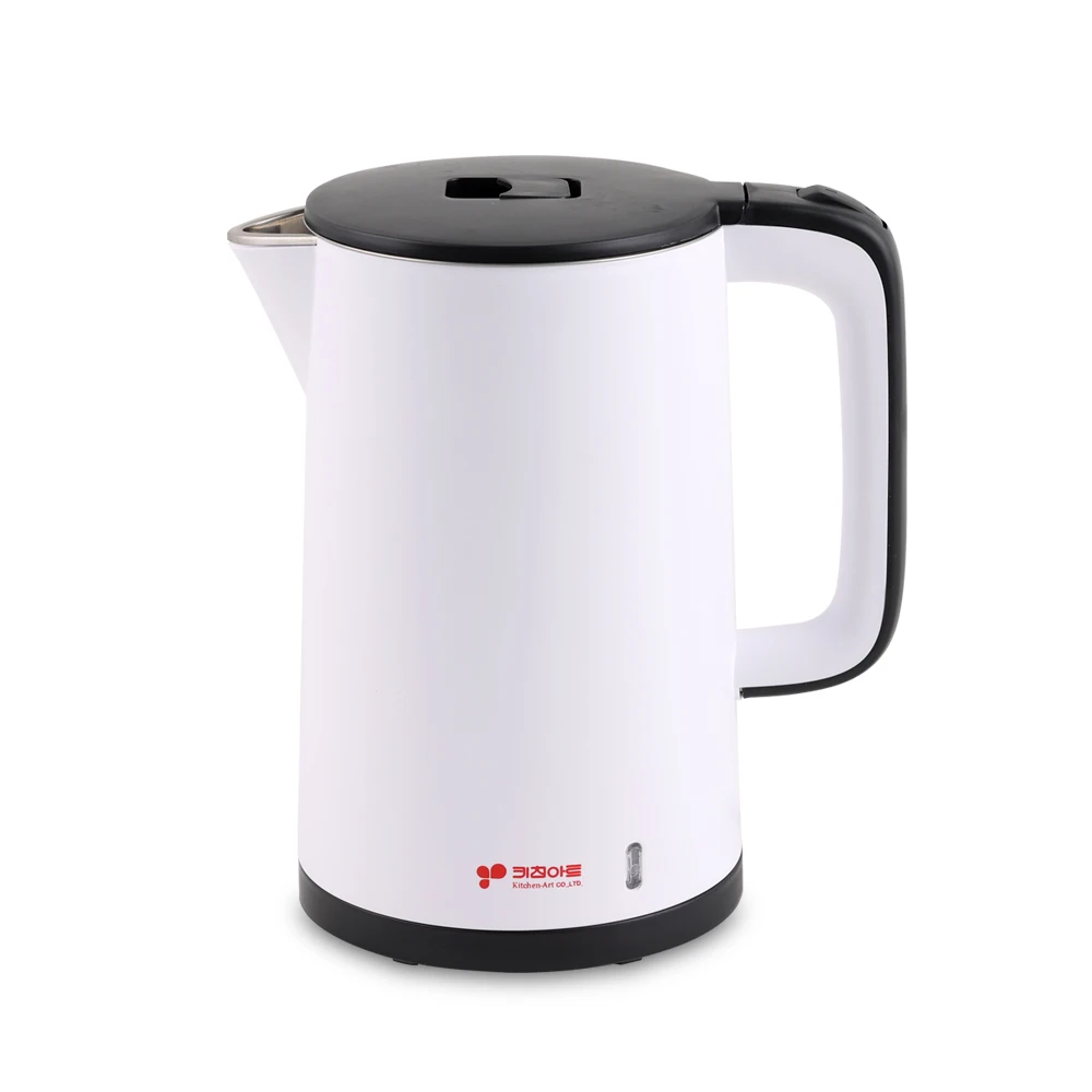 وعاء كهربائي لاسلكي R للمطبخ ، غلاية قهوة ، آلة كهربائية لغلي الماء ، عزل مزدوج ، غير قابل للصدأ ، SUS304 ، 1.5 لتر ، تشغيل سريع التحريك ، إيقاف تشغيل أوتوماتيكي ،