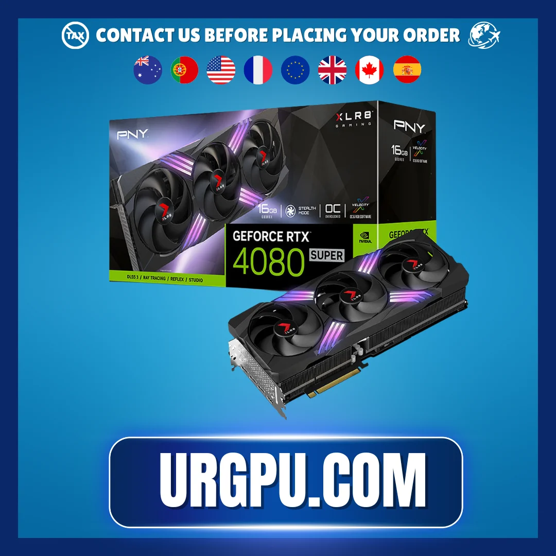Used GeForce RTX 4080 SUPER 16GB XLR8 Gaming VERTO OC 16GB GPU Gaming PC i9 laptop ti Placas gráficas Geforce RTX 4080
