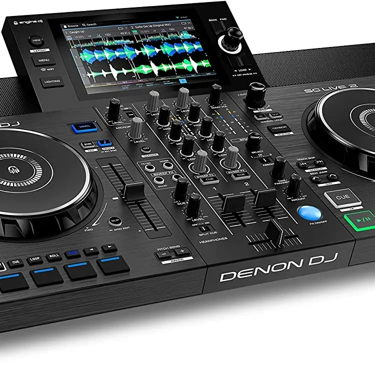 D enon DJ SC LIVE 2 - Standalone DJ Controller, 2-Channel Mixer, Unlimited Streaming