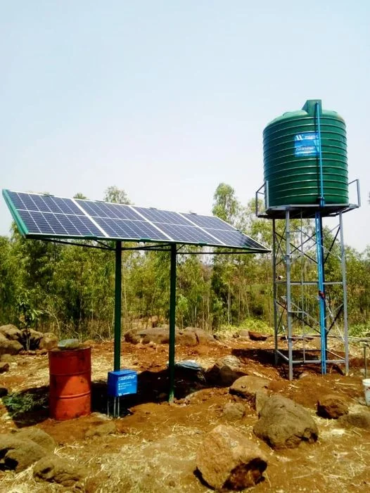 

Гибридный погружной насос для солнечной энергии, 3 дюйма, 2 л.с., водяной насос для сверл, ирригация, 3000 л/ч, подъем 80 м, солнечная система перекачки воды