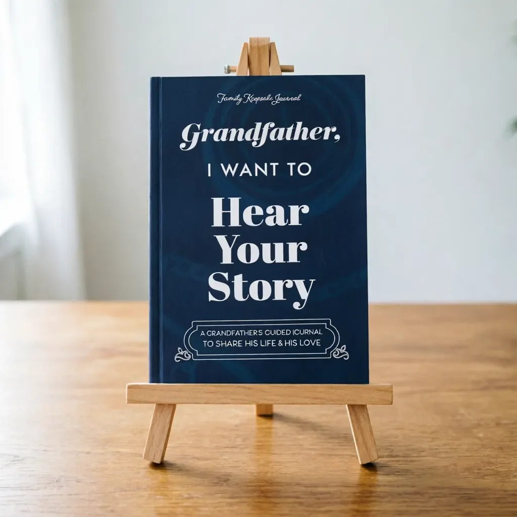 Grandpa Memory Journal: Guided Book to Share His Life Story & Family Legacy | Meaningful Gift for Grandfather