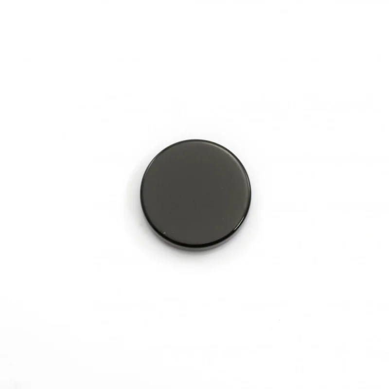 5pcs Black Agate Onyx Cabochon Disc Flat Round 8-20mm Genuine Natural Stone Craft Accessories For Jewelry Making Ring Earrings