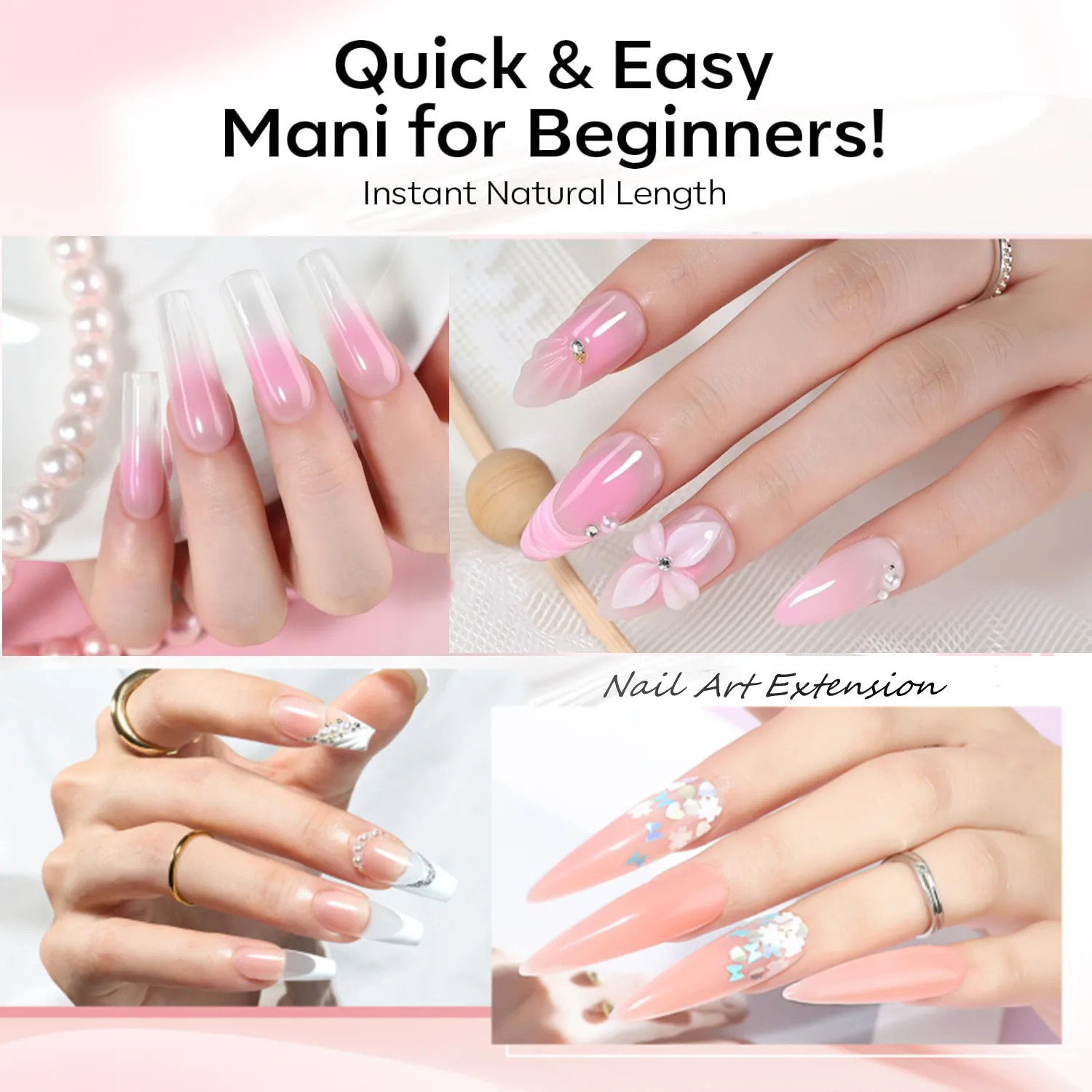 マカルト ポリネイルエクステンションジェル 50ML ビルダージェル 自然な見た目 強化剤 3Dモデリングジェル トレンドネイルアート用 長持ち