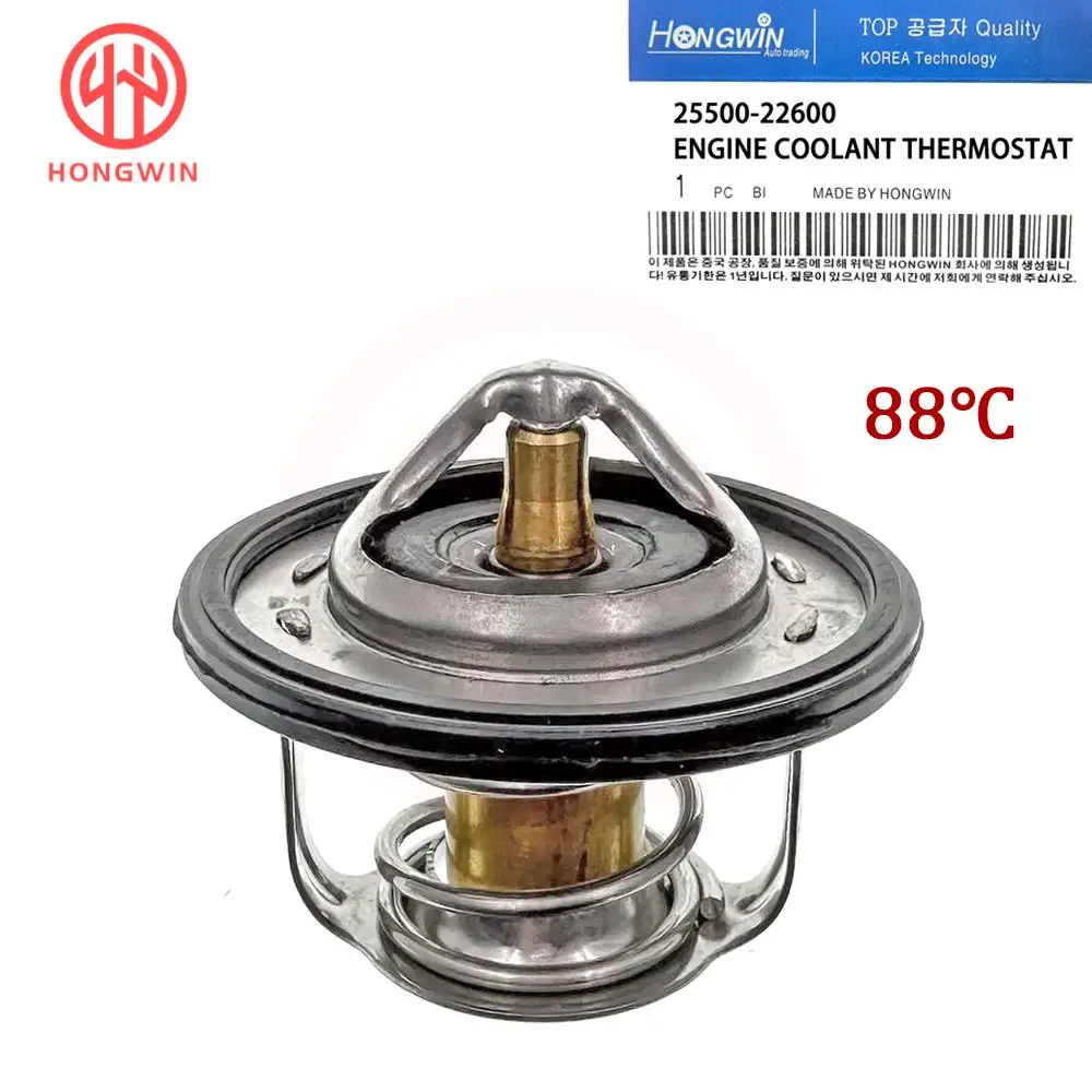 Genuine No.: 25500-22600 2550022600 Engine Coolant Thermostat 88C For Hyundai Accent 1.5L 2000-2003 13359, 143-0899, 200-195