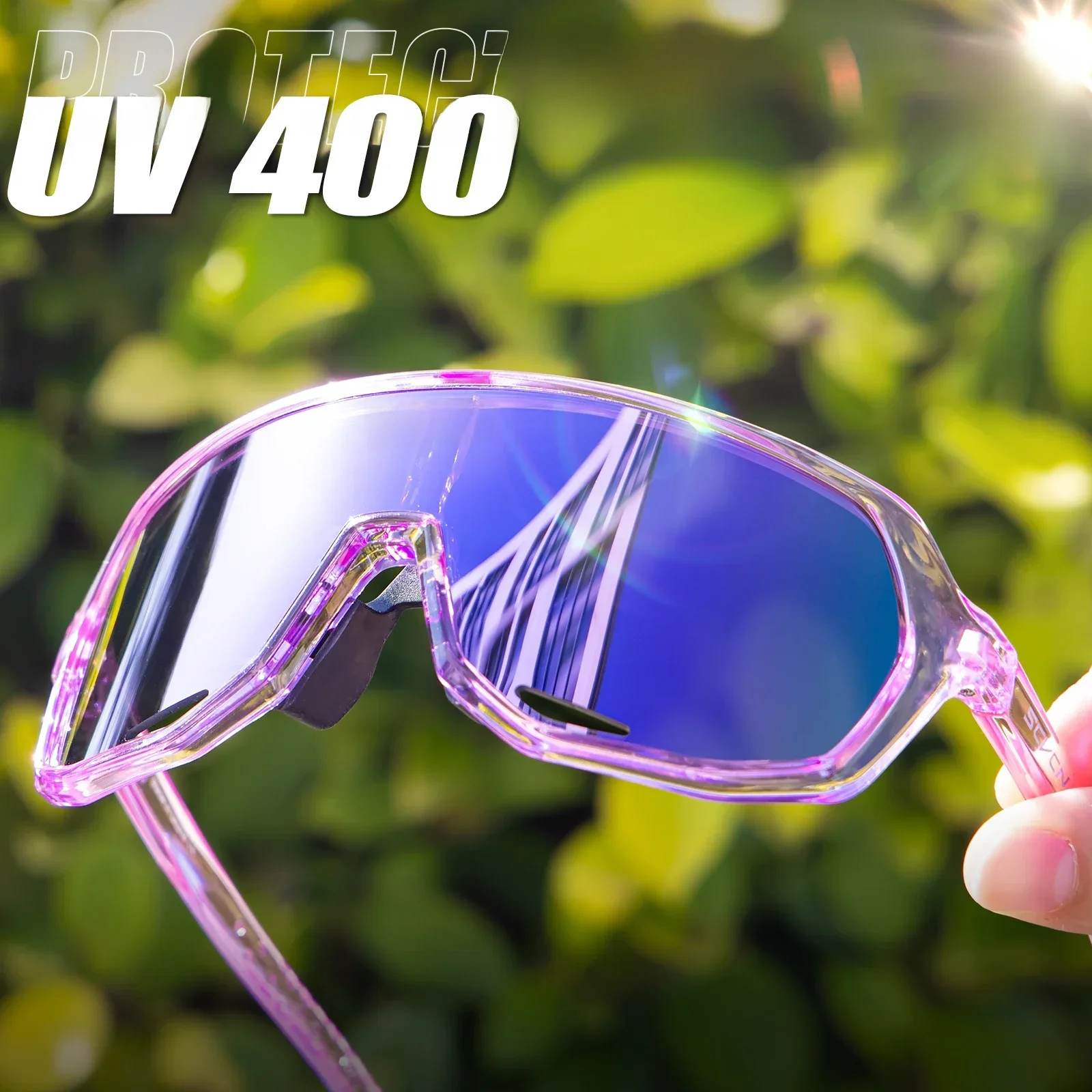 AliExpress NONE Scvcn Outdoor Sport Cycling Glasses UV400 MTB Road Sunglasses for Men Bicycle Eyewear Mountain Bike Women Cycling Goggles