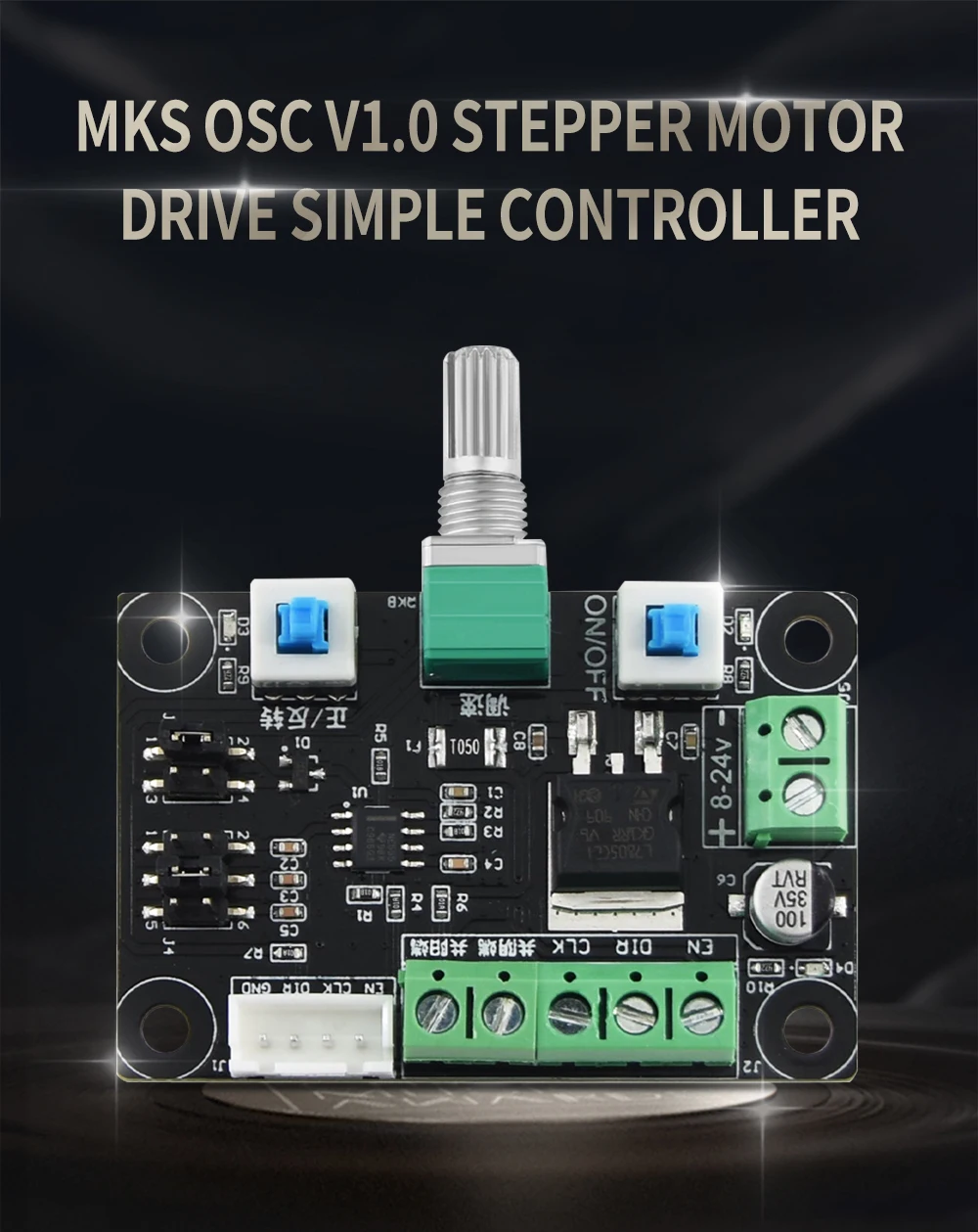 

Stepper Motor Driver Controller MKS OSC Stepper Motor Pulse Pwm Signal Generate Module Motor Speed Frequency Direction Controlle