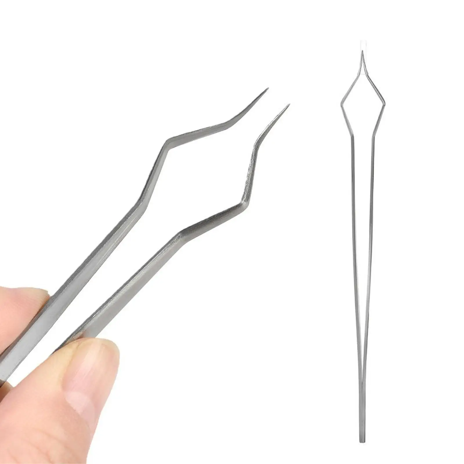 Pinzette per extension ciglia Pinzette per ciglia leggere portatili ergonomiche Pinzette per ciglia professionali per estensioni delle ciglia