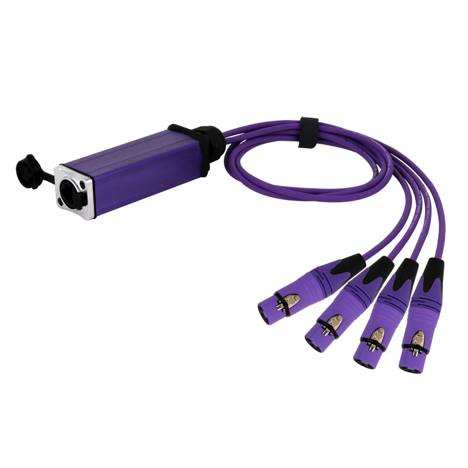 Imagem -06 - Conector Macho e Fêmea Adaptador de Áudio Extensor de Sinal para Estúdio de Gravação de Palco Rj45 Cat5 a Canais Pinos Xlr 0.5m14m