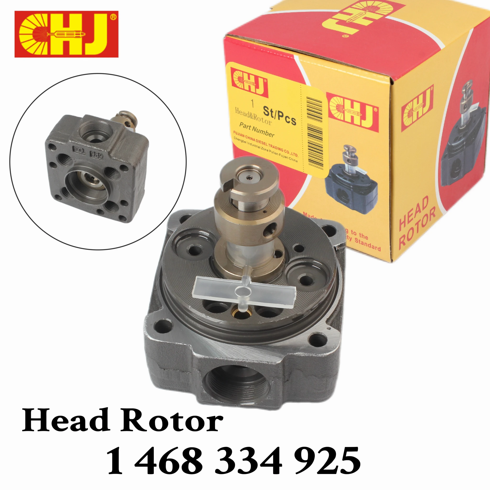 CHJ 1468334925 VE Pump Head Rotor, 4 Cylinder/12MM Right, 4/12R Distributor Head 1 468 334 925 For Iveco