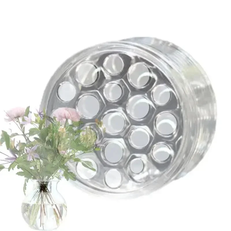 Porte-tige en spirale Ikebana, support de fleur transparent robuste, accessoire d'art floral bricolage, pièce maîtresse de table pour fête et mariage