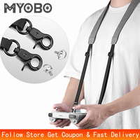 MYOBO-Lanyard for DJI RC/RC 2/RC Pro Controller Adjustable Neck Strap for DJI Mini 4 Pro Mavic Air 3/3S Drone Lanyard Accessory