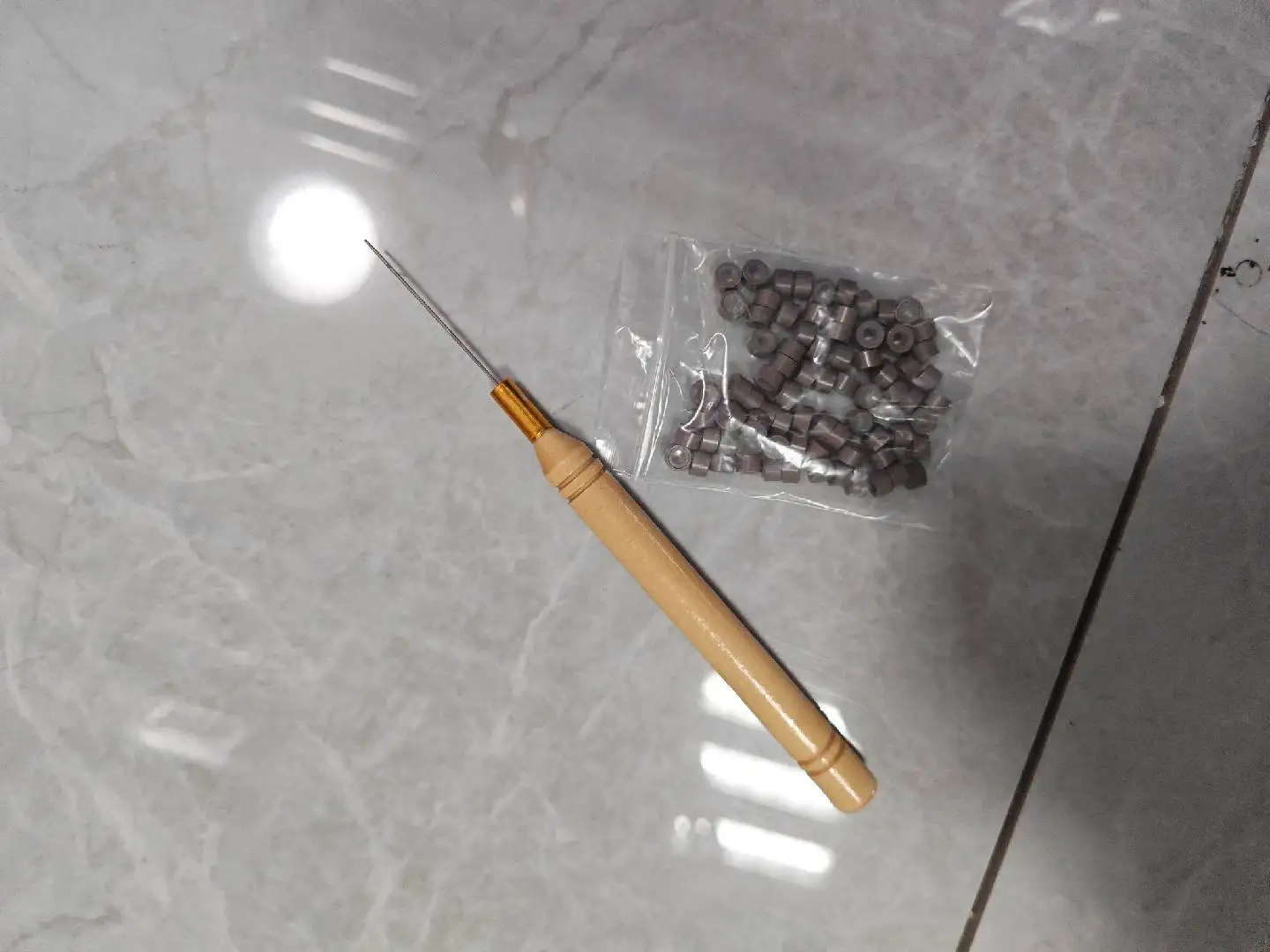 

[НОВИНКА] Инструмент для наращивания волос VeSunny Hair Extensions Butterfly Weft (в комплекте кольца для наращивания волос)