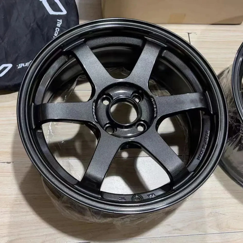 Alloy Wheels Rims Fit for Auto Cars Hoops 6 Spokes Aluminum Alloy Rim Tire High Quality 17、18、19、20inch TE37，Can Be Customized