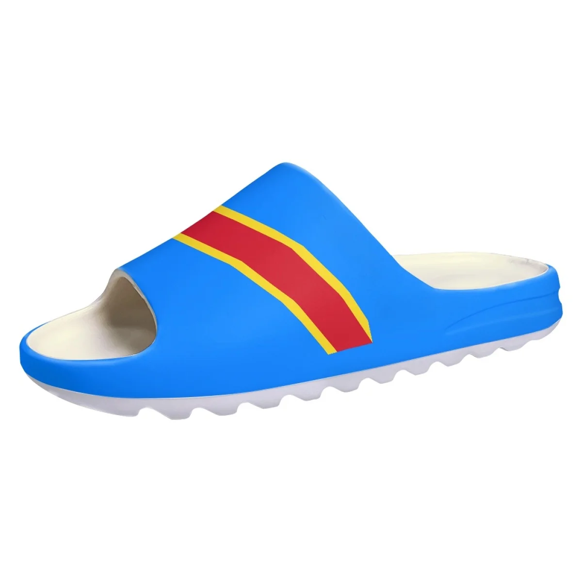 Slippers for Woman Men Congo Country Flag Print Anti-slip Anti-Odor House Shoes Cushion Comfortable to Wear Flip Flops Hot Sales