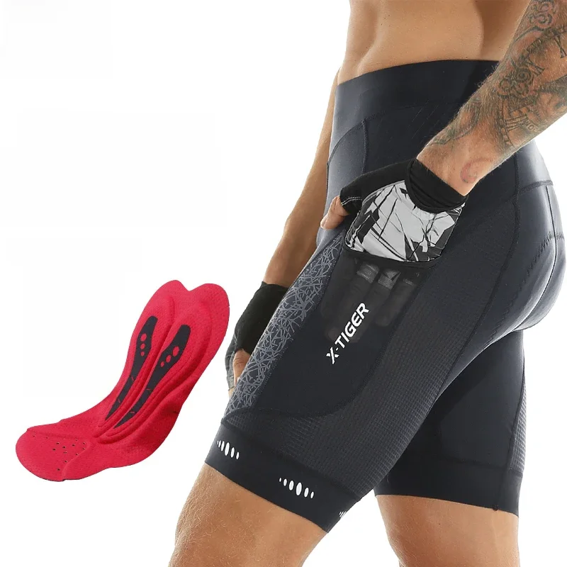 AliExpress X-TIGER Cycling Shorts Men MTB Shockproof Bike Shorts Elastic Sports Cushion Bicycle Shorts Bib Tights with Pockets