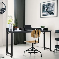 Overbed Table with Wheels, Queen/Full Size Over Bed Table, Mobile Computer Desk Laptop Cart, Dining Bar Table or Laptop