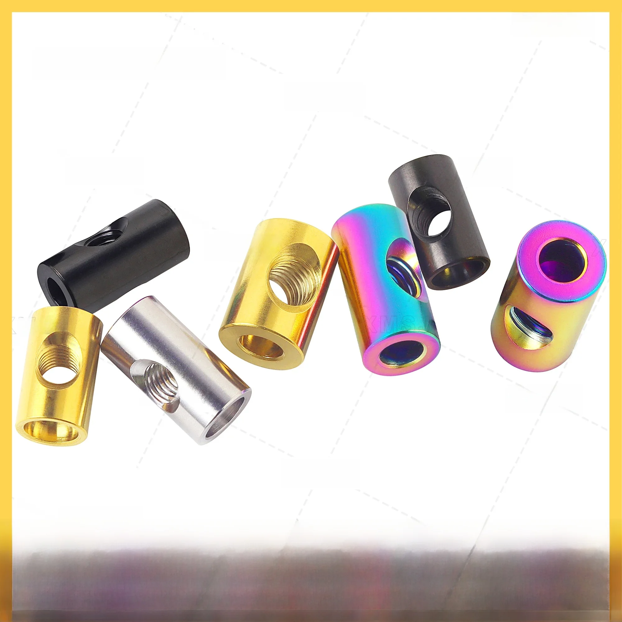 AliExpress XMSJ Titanium Alloy M5 M6 Cylindrical Nuts for Bicycle  Sitting Rod Seat Post Fixed Nut Modification