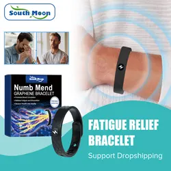 South Moon Energy Therapy Bracelet Relieve Arthritis Pain Hand Numbness Anti Fatigue Improve Circulation Adjustable Bracelets