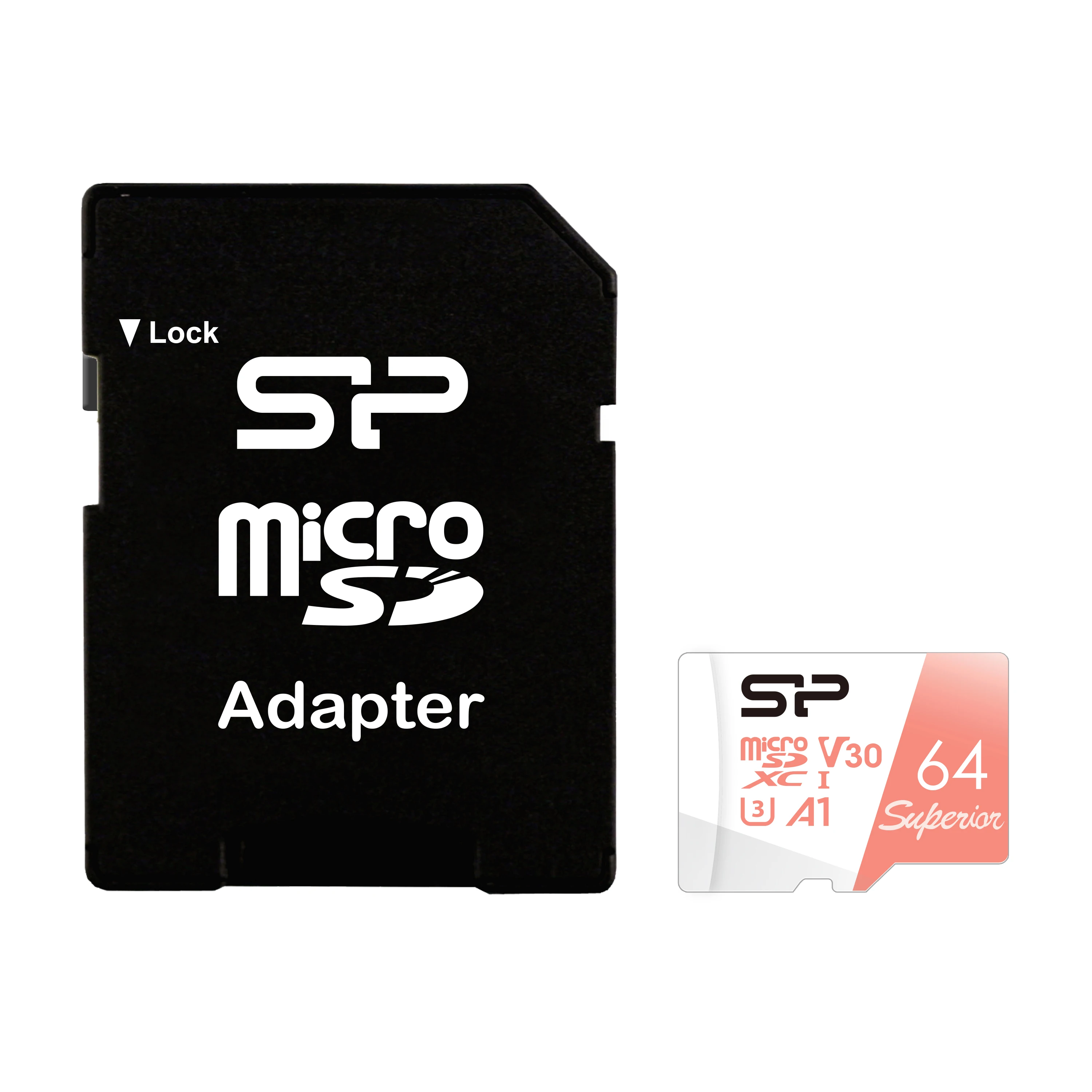 Silicon Power microSDXC Superior UHS-I U3 A1 V30 4K 64GB