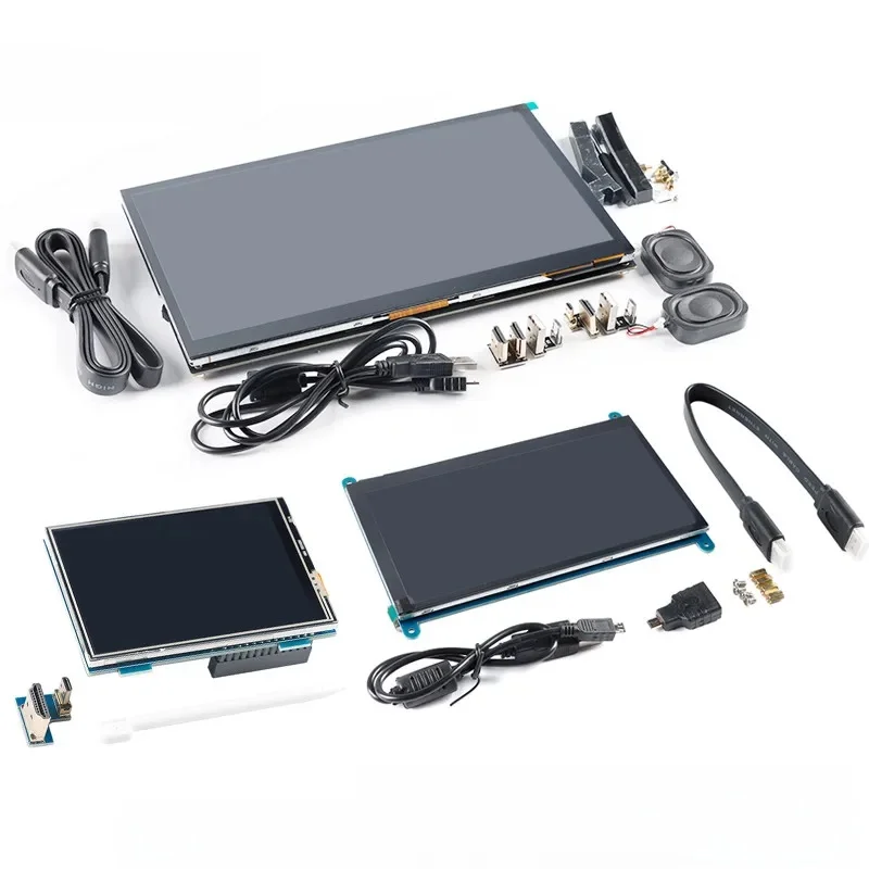 HDMI capacitief resistief touchscreen LCD-scherm 3,5 "4" 5 "7" 10,1 "inch 1024*600 800*480 voor Raspberry Pi win7/win8/win10 - afbeelding 2