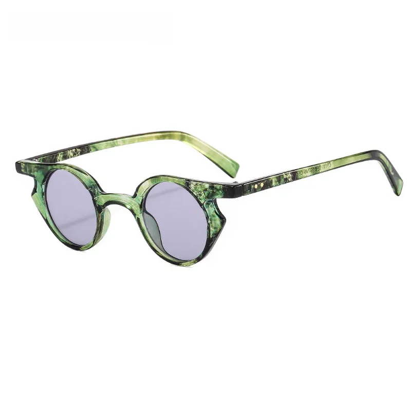 OEC CPO Sexy okrągłe okulary kobiety moda mała ramka okulary UV400 Punk panie nowy Trend okulary odcienie Retro UV400 — zdjęcie 2