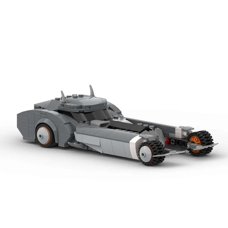 Car model MOC-57578 building block light gray cool unique design sports car puzzle assembly car parts kit toy male