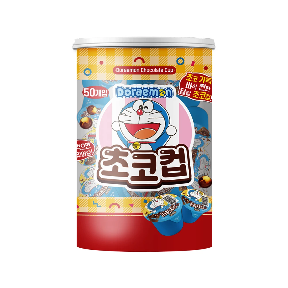 Large Capacity chocolate sweets snack 11G x 50 pieces Doraemon chocolate cup