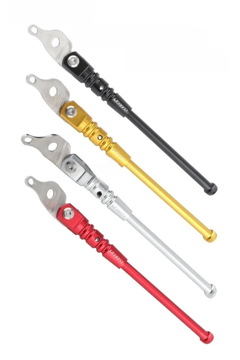 AliExpress Litepro Folding Bike Part For Brompton Kickstand 349 16" Aluminum Alloy Kick Stand Black Red Gold Silver
