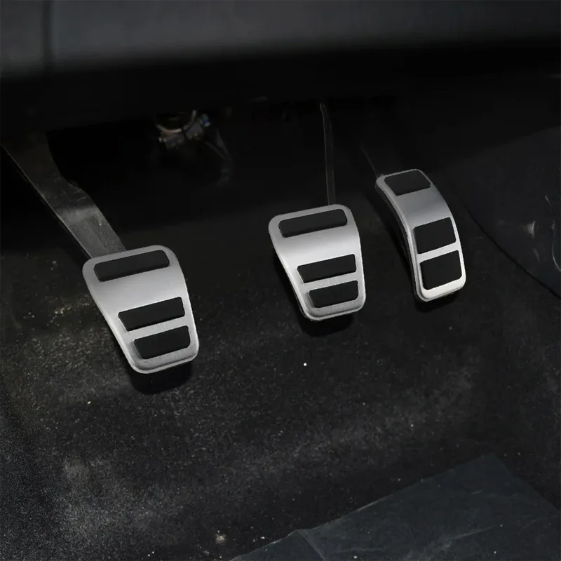 Car Gas Brake Pedal for Ford Fiesta Zetec B299 B409 ST Mk6 2009~2017 Aluminum Alloy Anti-Slip Foot Pedals Part Cover Accessories