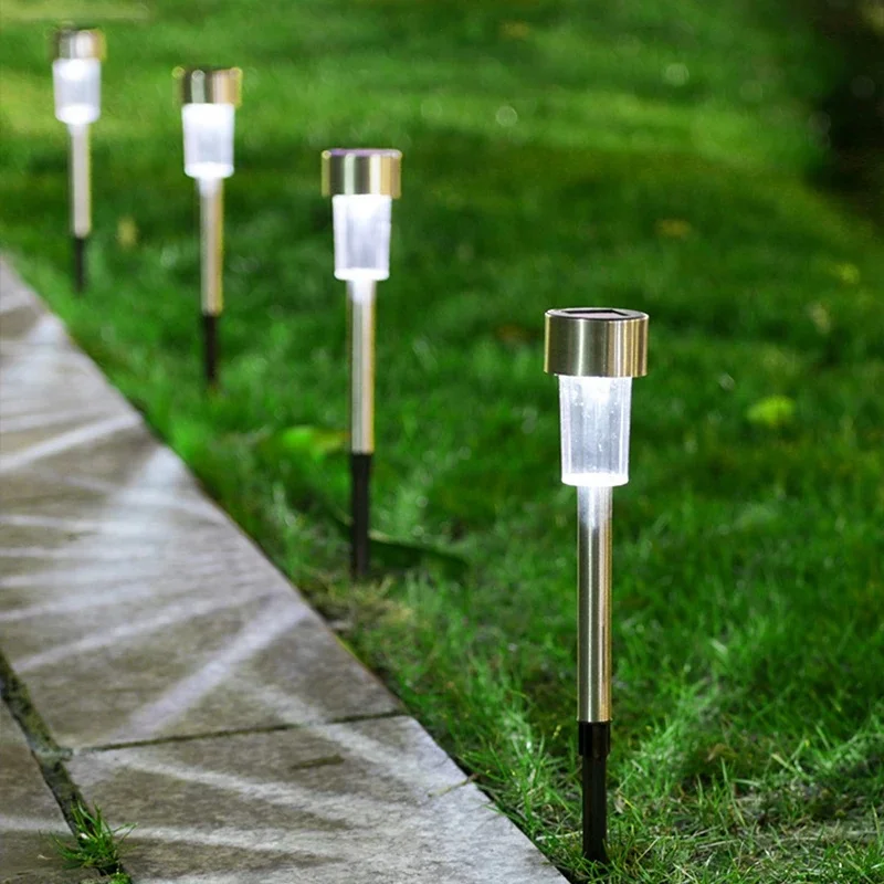10Pack Outdoor Solar Lights Garden Decorative Lantern Waterproof Landscape Lamp for Summer Pathway Yard Lawn Garden Yard Decor