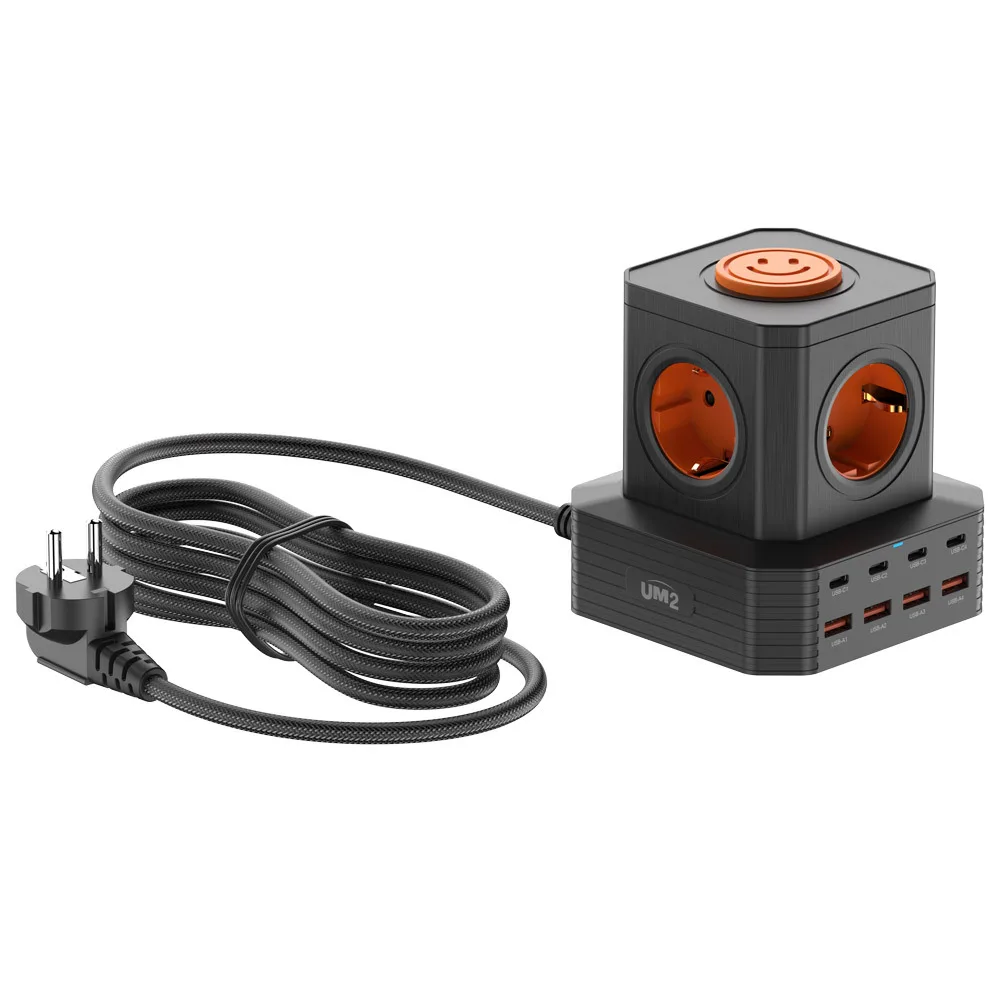 UM2 4000W 5구 멀티탭 GAN PD USB C타입 PPS 고속 접지 타워 100W 충전기 파워스테이션 TOWER - 썸네일 3