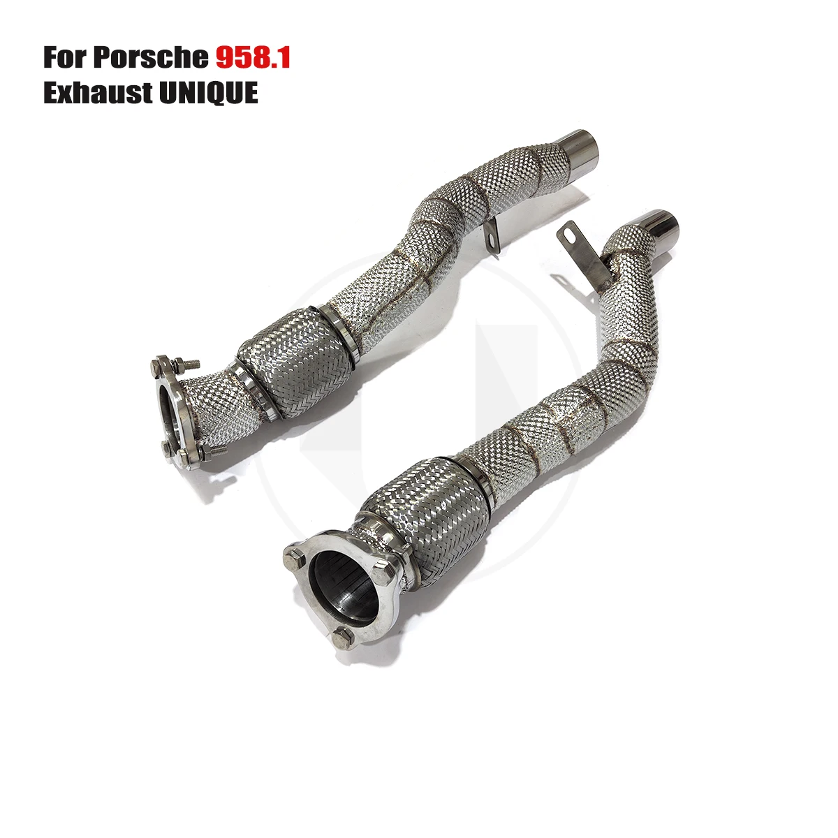 UNIQUE For 2014-2017 Porsche Cayenne 958.2 3.0T 3.6T 4.8T Front pipe With insulator downpipe With cat/without cat exhaust pipe