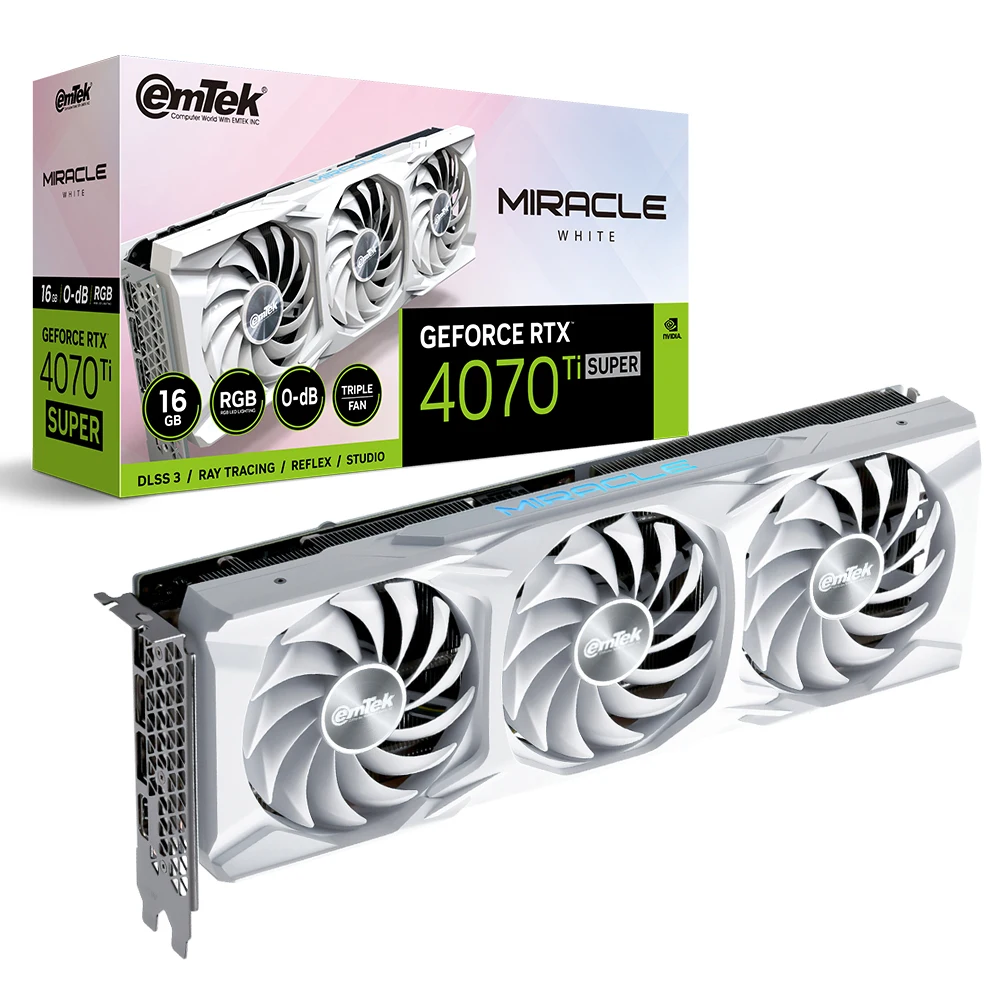 IMTECH GIFOS RTX 4070 Ti SUPER MIRACLE WHITE D6X16GB